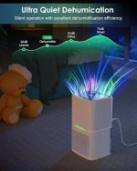 دستگاه رطوبت گیر پرتابل مدل portable dehumidifier D3 مخزن آب ۱۶۰۰ میلی‌لیتری