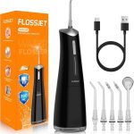 واتر جت  بی‌سیم FlossJet  مدل FC5240 مناسب برای استفاده در منزل و سفر، رنگ سفید