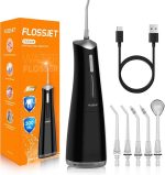 واتر جت  بی‌سیم FlossJet  مدل FC5240 مناسب برای استفاده در منزل و سفر، رنگ سفید