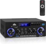 آمپلی فایر AK50 HiFi با بلوتوث  تقویت کننده صوتی استریو
