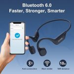 هدفون‌های هدایت استخوانی بلوتوثی Bone Conduction  برند SUNVITOمدل x29 ، ضد آب IP67 برای ورزش - مشکی - تصویر 2