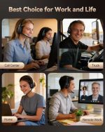 هدست بلوتوث TECKNET مدل TK-HS021 حذف نویز و دانگل USB A - تصویر 8