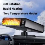 بخاری ماشین ۱۲ ولت ۱۵۰ وات  گرم‌کن و یخ‌زدای شیشه جلو MJ509F - تصویر 11