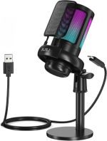 میکروفون گیمینگ NJSJ مدل ME6S برای کامپیوتر USB