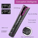 فر کننده موی اتوماتیک سرامیکی بی‌سیم مدل MDJ-808 - تصویر 3