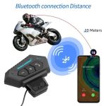 هدست بلوتوثی کلاه کاسکت مدل BT-12 با بلوتوث 5.0، استاندارد IPX6 مقاوم در برابر آب و گرد و غبار - تصویر 5