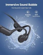 هدفون استخوانی OPENEAR Bone S18 ضدآب IP68 | بی‌سیم مخصوص شنا با حافظه MP3، مناسب ورزش و دویدن - تصویر 4
