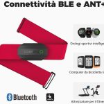 سنسور ضربان قلب Coospo H808S  ضربان قلب سینه‌ای با Bluetooth 5.0 و ANT+ مقاوم در برابر آب