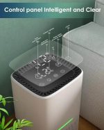 دستگاه رطوبت گیر پرتابل مدل portable dehumidifier D3 مخزن آب ۱۶۰۰ میلی‌لیتری - تصویر 7