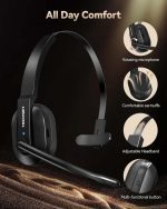 هدست بلوتوث TECKNET مدل TK-HS021 حذف نویز و دانگل USB A - تصویر 7