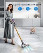 جارو شارژی Laresar  مدل Elite 3 جاروی قدرتمند ۳۳ کیلوپاسکال، ۴۰۰ وات - تصویر 8