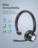 هدست بلوتوث Link Dream به همراه میکروفون بلوتوث، دانگل USBمدل BH60 - تصویر 5