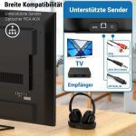 هدفون بی‌سیم تلویزیونی LETSACTIV مدل M98 با بلوتوث 5.2 - تصویر 6