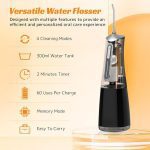 واتر جت  بی‌سیم FlossJet  مدل FC5240 مناسب برای استفاده در منزل و سفر، رنگ سفید - تصویر 3