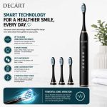 مسواک برقی DECÁRT سونیک با ۶ حالت و ۴ سر برس - تصویر 6