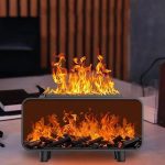 دستگاه بخور ساز و خوشبو کننده دکوری منظره  بدنه مشکی SHTALHSTمدل blxxj-h-eu