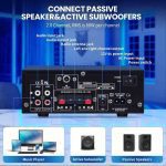 آمپلی فایر AK50 HiFi با بلوتوث  تقویت کننده صوتی استریو - تصویر 2