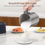 کف‌ساز و فوم ساز  شیر SIMPLETASTEدستگاه برقی ۴کاره  بخاردهی  (ظرفیت ۵۰۰ میلی‌لیتر) - تصویر 5