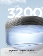 آبخوری گربه FEELNEEDY ظرفیت ۳.۲ لیتری، فوق‌العاده بی‌صدا - تصویر 5