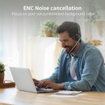 هدست بلوتوث Marnana مدل V5.2 با میکروفون حذف نویز و پایه شارژ برای آیفون و سامسونگ - تصویر 3