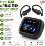 هدفون لمسی مترجم هوشمند HTC AI Translation  مدل NE61 با بلوتوث 6.0 ترجمه 135 زبان - تصویر 3