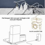 شارژ ، چراغ خواب و ساعت بی‌سیم شش کاره COLSUR با آداپتور QC3.0 - تصویر 3
