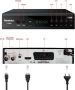گیرنده دیجیتال زمینی با پشتیبانی H.265 HEVC و کیفیت Full HD 1080P برند Romicta مدل t-265 - تصویر 5