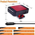 فن و بخاری فندکی خودرو 12 ولت مدل  LJ-005 - تصویر 4