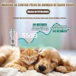ماشین اصلاح حیوانات خانگی موی حیوانات با ۴ تنظیم ابزار کوتاه کردن مدل LAO25 - تصویر 4