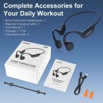 هدفون‌های هدایت استخوانی بلوتوثی Bone Conduction  برند SUNVITOمدل x29 ، ضد آب IP67 برای ورزش - مشکی - تصویر 6