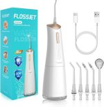 واتر جت  بی‌سیم FlossJet  مدل FC5240 مناسب برای استفاده در منزل و سفر، رنگ سفید - تصویر 8