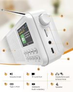 رادیو DAB برند Mesqool با باتری قابل شارژ 3000 میلی آمپر ساعت - تصویر 3
