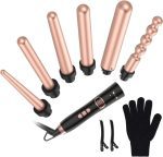 فرکننده سرامیکی مو BESTOPE PRO با سری‌های مختلف، 9-32 میلی‌متر 6 در 1