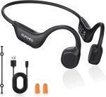 هدفون‌های هدایت استخوانی بلوتوثی Bone Conduction  برند SUNVITOمدل x29 ، ضد آب IP67 برای ورزش - مشکی