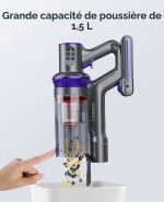 جارو شارژی Laresar  مدل Elite 3 جاروی قدرتمند ۳۳ کیلوپاسکال، ۴۰۰ وات - تصویر 3