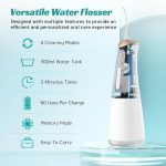 واتر جت  بی‌سیم FlossJet  مدل FC5240 مناسب برای استفاده در منزل و سفر، رنگ سفید - تصویر 5