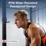 هدفون‌های هدایت استخوانی بلوتوثی Bone Conduction  برند SUNVITOمدل x29 ، ضد آب IP67 برای ورزش - مشکی - تصویر 9