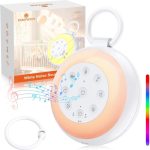 نویز سفید کودک FUNYKICH چراغ خواب 7 رنگ و تایمر خواب و دارای 24 صدا