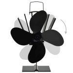 پنکه شومینه 4 پره بدون برق استارت سریع - تصویر 7